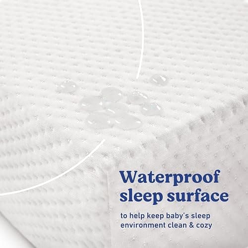 Graco Premium Crib & Toddler Mattress – GREENGUARD Gold Certified, Machine-Washable OEKO-TEX STANDARD 100 Certified Cover with Waterproof Surface, Fits Any Standard Full Size Baby Crib & Toddler Bed thumbnail 6
