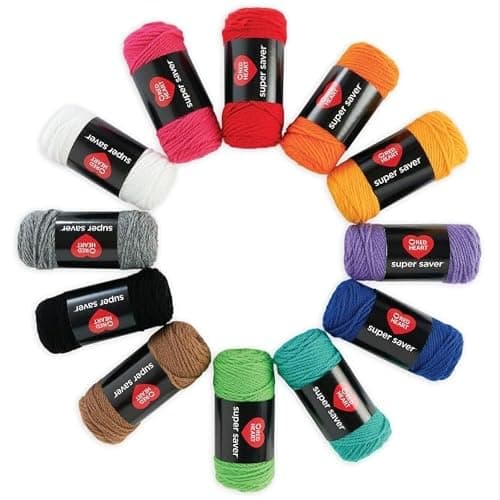 Red Heart Super Saver Super Yarn Craft Kit for Crochet & Knitting & Amigurumi Projects - Image 1