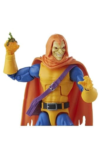 Spider-Man Marvel Legends Series 15 cm Hobgoblin Action Figure Toy, Toy Biz Inspired Design, Includes 3 Accessories: Glider, Pumpkin Bomb, Satchel thumbnail 6