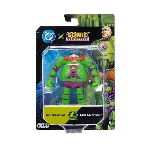 DC X Sonic Collectable 2.5 Inch Scale Action Figures Knuckles Silver Rouge Dr. Eggman Featuring Multiple Points of Articulation for Action-Packed Posing thumbnail 12