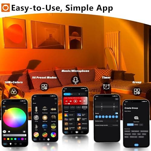 easeking LED Sunset Lamp Projector,Multicolor Changing with USB Port,Sunset Light 180°Rotation for Room Decor,Sunset Lamp for Bedroom,Photography Party,Tiktok Live,Gift for Halloween, Christmas thumbnail 4