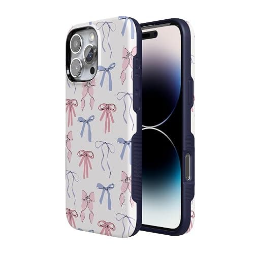 Casely iPhone 16 Pro Case | Coquette Girlie | Pastel Bows Case | Bold Protective Case Design | Compatible with MagSafe thumbnail 8
