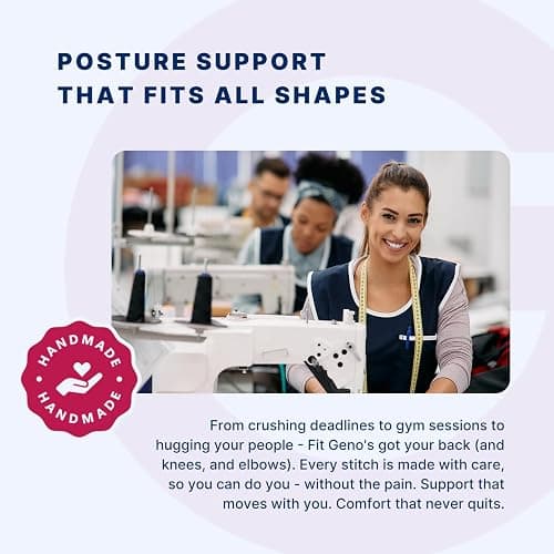 Fit Geno Posture Corrector for Women and Men - Adjustable Back Brace & Straightener for Scoliosis Hunchback Correction Back Pain Spine Corrector Back Support and Posture Trainer Large/X-Large thumbnail 8