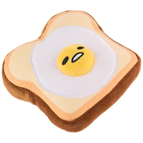 GUND Sanrio Gudetama The Lazy Egg Stuffed Animal, Gudetama Egg Toast Plush Toy for Ages 1 and Up, 5” thumbnail 4