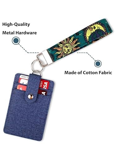 CELOKIY Cool Wristlet Keychain Holder - Hand Wrist Lanyard for Keys and Wallets thumbnail 3