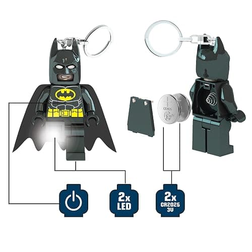 LEGO DC Super Heroes Keychain Light - Batman (KE26H), Extra-Large 3 Inch Tall Figure thumbnail 6