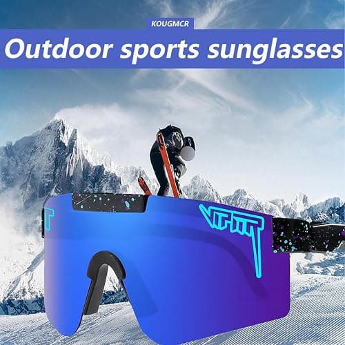 P-V Polarized Sports Sunglasses For Men Women Cycling Glasses Sports Sunglasses UV400 Protection Bike Sun Glasses thumbnail 2