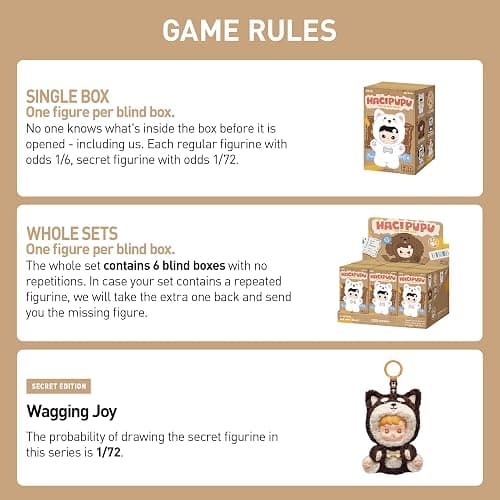 POP MART HACIPUPU Take Me Home Series Vinyl Plush Blind Box, Single Box | Keychain, Bag Charm, Collectible Holiday Birthday Gift thumbnail 8