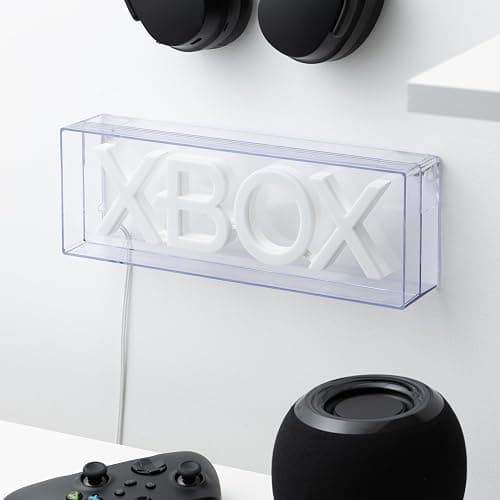 Paladone Xbox LED Neon Light, Free Standing or Wall Mountable Gaming Desk Accessories, Game Room Decor & Gift for Gamers, 11.7" Wide thumbnail 2