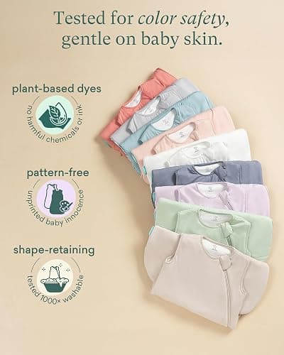 PurComfy Supersoft Sleep Sack 0.5 TOG, Premium Bamboo Viscose Sleeping Bag Thin Baby Wearable Blanket 2-Way Zipper Sleep Sack thumbnail 6