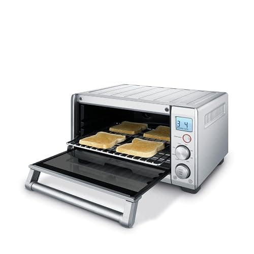 Breville BOV650XL the Compact Smart Oven Countertop Toaster Oven, Brushed Stainless Steel thumbnail 3