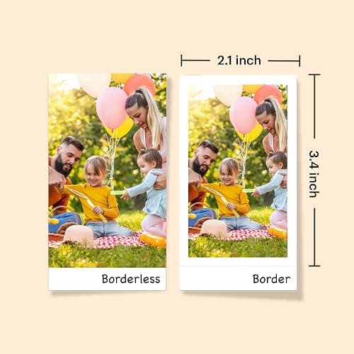 Kodak Mini 2 Retro 4PASS Portable Photo Printer, 2.1x3.4 inches, 38 Sheets Bundle, White thumbnail 7