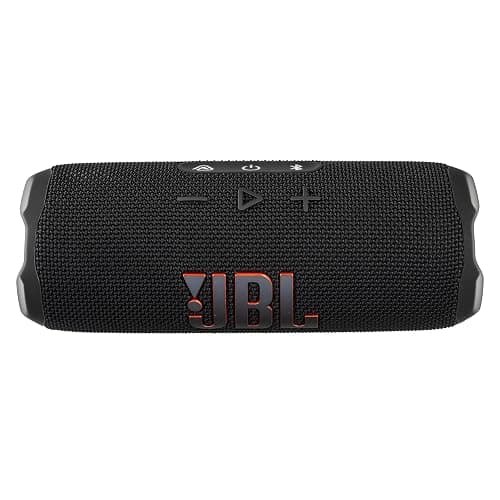 JBL FLIP 7 (Black) Waterproof Portable Speaker Bundle with X-Halo Hardcase (Black) thumbnail 2