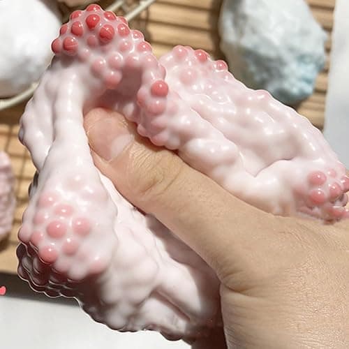 Stress Balls for Kids, 2PCS Shapeable Grape Stress Ball, 2.4 Inch Soft Squish Balls, Relief Squeeze Toys for Party Favors Gifts, Style 1 thumbnail 7