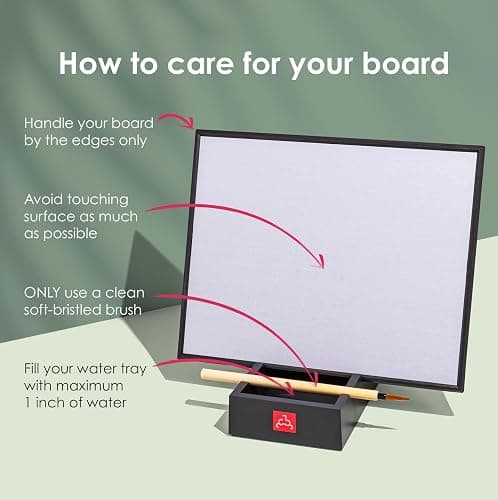 Buddha Board – The Original Water Painting Board for Mindfulness & Creativity – Unique Gift for Artists, Adults & Kids – Mess-Free Zen Art Supplies thumbnail 4