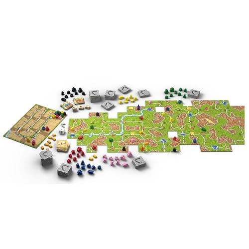 Carcassonne Big Box Board Game (2025 Edition) | Complete Tile Placement Strategy Game with 11 Expansions & Base, Family Fun for Kids & Adults, Ages 7+, 2-6 Players, 30 Mins thumbnail 4