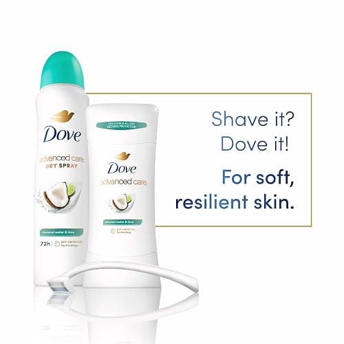 Dove Antiperspirant Deodorant Dry Spray Coconut Water & Lime scent 3ct skin repair after shaving with odor control & sweat protection Pro Ceramide Technology to boost ceramide levels in skin 3.8 oz thumbnail 3
