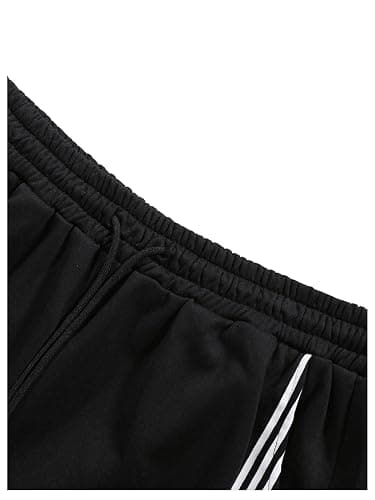 SHENHE Men's Y2k Graphic Track Striped Parachute Wide Leg Sweatpants | Baggy Wide Leg, Casual Streetwear, Y2k, Graphic Striped, Track Pants for Men Mens Parachute Pants thumbnail 4