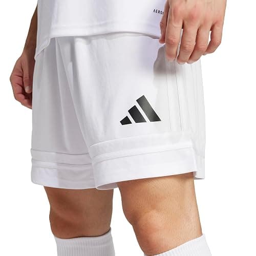 adidas Men's Squadra 25 Soccer Shorts, Black/Black/White, XX-Large thumbnail 5