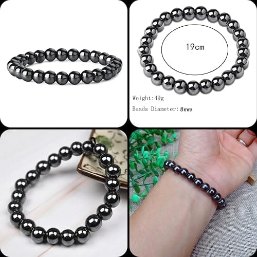 4 Pcs Leather Studded Bracelets for Women, Mens Spiked Punk Rock Grunge Cuff Wristbands Emo Accessories Set for 80s 90s Outfits thumbnail 4
