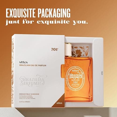 Sttes Perfume 701# (Caramel Vanilla Macadamia Nut) - Eau de Perfume 100ml (3.4fl oz) Amber Gourmet Tune (Caramel Vanilla + Roasted Macadamia Nuts) thumbnail 9