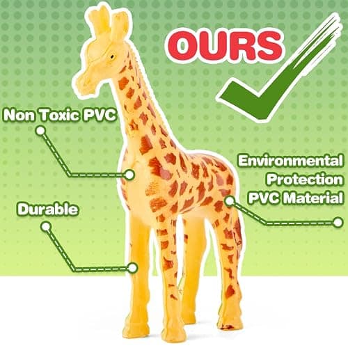Yeonha Toys 60 Piece Mini Zoo Animal Toy with Gift Box, Realistic Small Plastic Animal Figure Sensory Bins, Jungle Party Favors, Cupcake Topper, School Education, Birthday Gifts for Kids Toddlers thumbnail 7