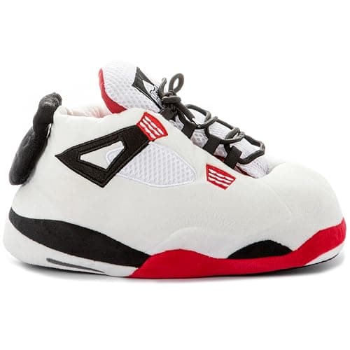 Knuffis Sneaker Hausschuhe Damen Herren lustige warme Plüsch Pantoffeln 36-45 thumbnail 2
