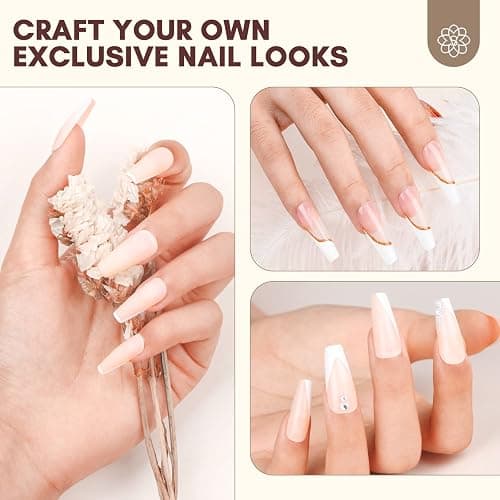 Saviland French Tip Stamp: 14PCS French Tip Tool with Replaceable Nail Stamp Head, Clear Silicone Nail Stamper with Scrapers for French Manicure Home DIY Nails Art Salon thumbnail 6