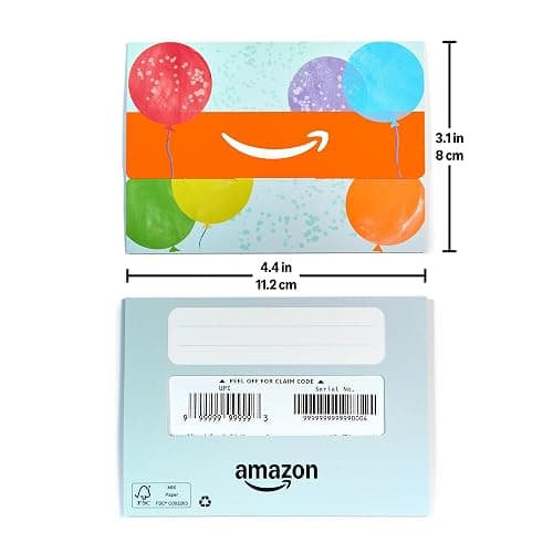 Amazon Physical Gift Card | Celebration thumbnail 4