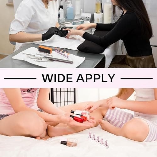 Makartt Nail Stand for Press-On: Magnetic Nail Holder for Nail Art Painting | 1M Double-sided Tape, Solid Acrylic Base, For False Nail Design Practice & Display, Nail Stands for Home DIY Salon Supplies thumbnail 9