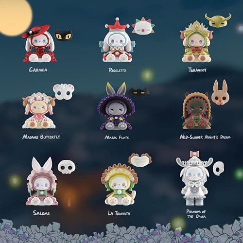 LUCKY EMMA Secret Forest Masked Ball Series Blind Box 1PC | blind box figures, random collection, mystery collectibles, desktop display, gift, office decor, for teens & adults. thumbnail 5
