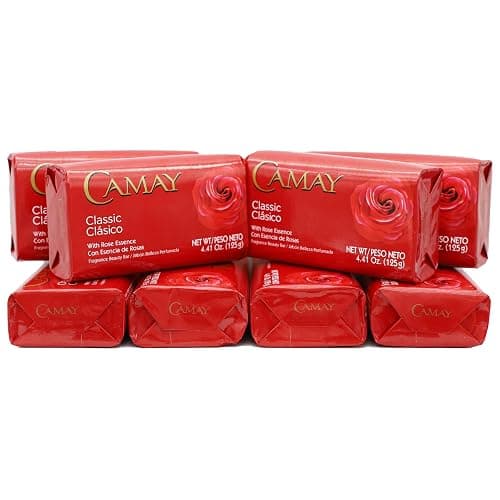 Camay Classic Bar Soap, Rose Essence, 8-Pack of 4.41 Oz Each Soap, 8 Bar Soaps. - 4.41 Ounce (Pack of 8) - Image 1