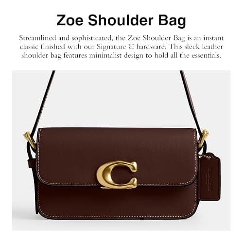 COACH womens Zoe Shoulder Bag thumbnail 2