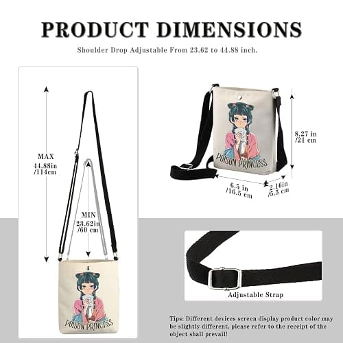 Japanese Anime Gift Anime Character Maomao Lover Gift Manga Present Poison Princess Crossbody Bag thumbnail 3