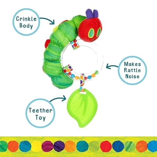 World of Eric Carle, The Very Hungry Caterpillar Ring Rattle thumbnail 4