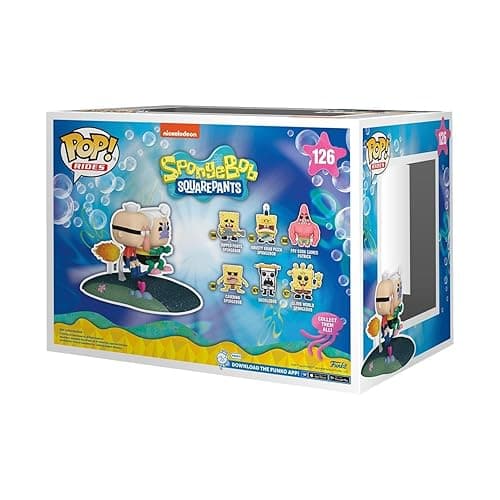 Funko POP Rides Deluxe: Spongebob Squarepants - Mermaid Man & Barnacle Boy with Invisible Car - Collectable Vinyl Figure - Gift Idea - Official Merchandise - for Kids & Adults thumbnail 3