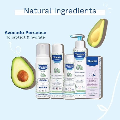 Mustela Newborn Arrival Gift Set - Baby Skincare & Bath Time Essentials - Natural & Plant Based - 5 Items Set thumbnail 5