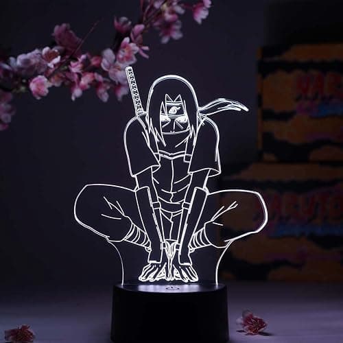 Otaku Lamps Itachi Uchiha Night Naruto – Anime Night Light, 16 Color RGB LED – Gift for Otaku thumbnail 8