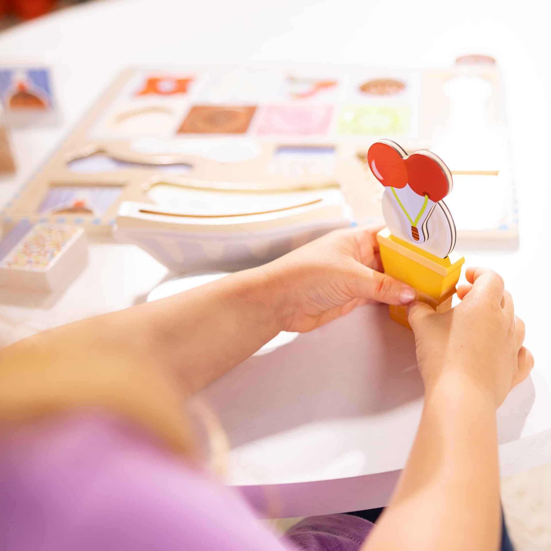 Melissa & Doug - Wooden Ice Cream Magnetic Puzzle Play thumbnail 6