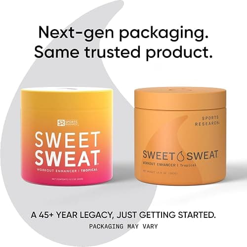 Sweet Sweat 'Workout Enhancer' Gel - Maximize Your Exercise & Sweat Faster - 13.5oz Jar (Tropical Scent) thumbnail 2