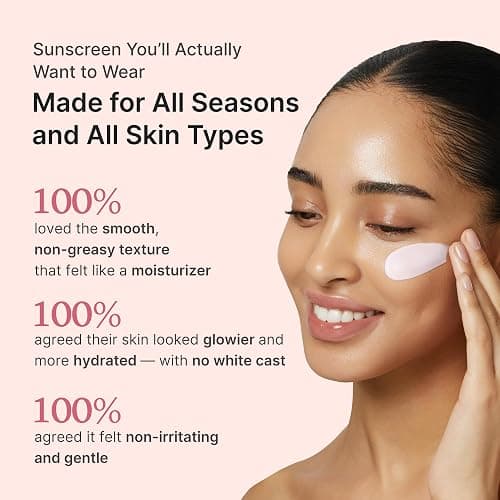 medicube No Cast Just Glow Collagen Sunscreen | SPF 50 Broad Spectrum Face Sunscreen | Lightweight, Non-Sticky, Hydrating Formula | Peptide, Cica for Soothing & Glow | Stocking Stuffers for Women thumbnail 5