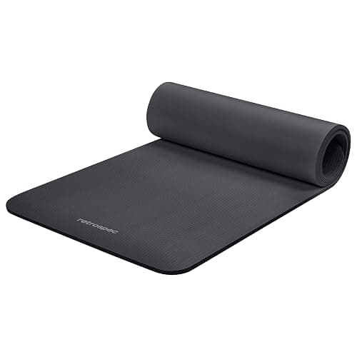 Retrospec Solana Yoga Mat Thick 1/2in Non-Slip Workout Mat with Nylon Strap - 72x24in Exercise Mat for Pilates, Stretching & Fitness - BPA Free, Easy Clean - Image 1