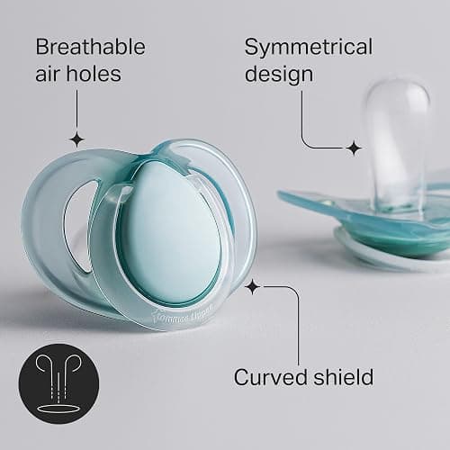 Tommee Tippee Nighttime Soothers, 0-6m, 6 Pack, Glow in The Dark, Varied Colours and Designs, Symmetrical Orthodontic Dummy, BPA-Free Silicone Teat thumbnail 3