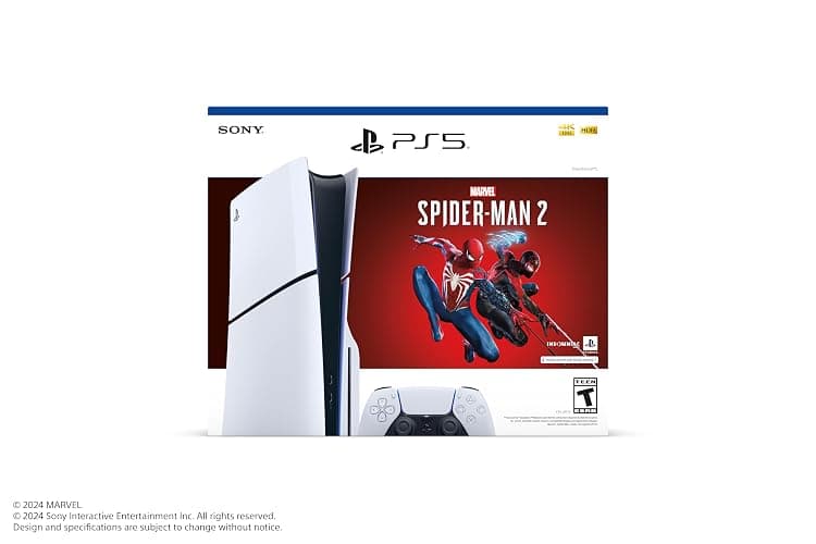 PlayStation 5 Console - Marvel’s Spider-Man 2 Bundle (slim) thumbnail 2