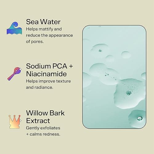 Bubble Skincare Break Even Balancing Face Toner - Gentle Exfoliating Toner & Pore Minimizer for Normal to Oily Skin Types - Skin Care Formulated with Green Tea Extract and Niacinamide (100ml) thumbnail 4