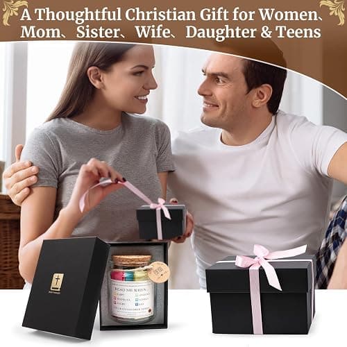 Read Me When Bible Verse Jar,Christian Gifts for women,Birthday Gifts for Women,Mom,Sister & Grandma,Religious Graduation Gift,Inspirational Christmas Stocking Stuffers thumbnail 4