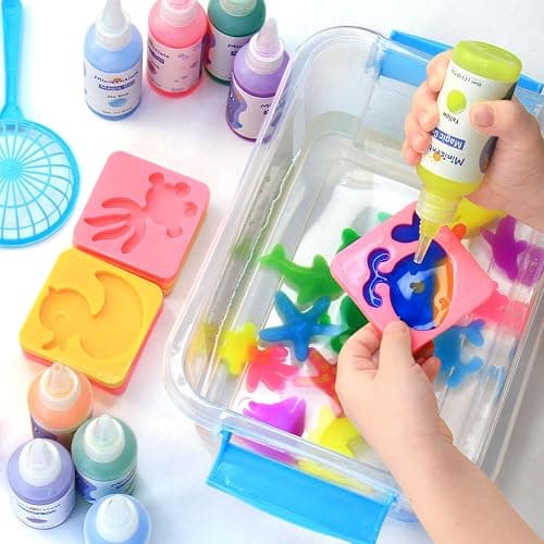 Magic Water Elf Toy Kit - Aqua Art Water Fairy Gel Kit for Kids - 10 Colors Magic Gel Water Pets - DIY Squishy Maker Set - Make Your Own Squishies Toy Crafts Party Favor for Boys & Girls Ages 6-12 thumbnail 6
