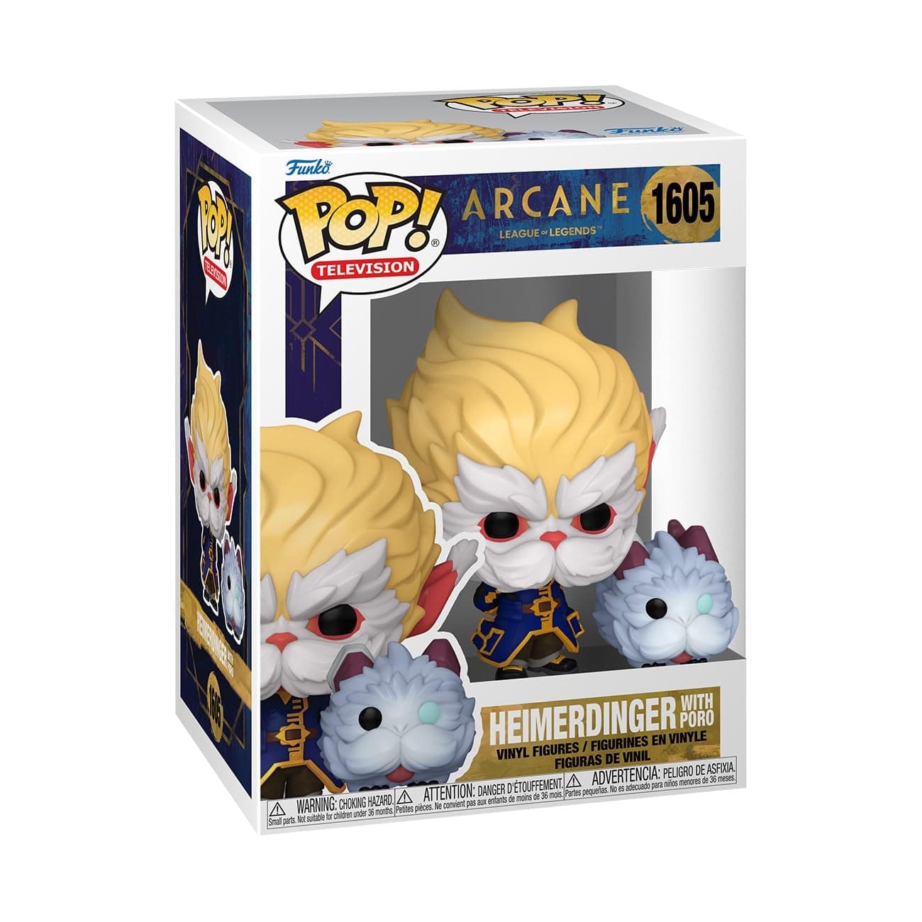 FUNKO POP! Television: Arcane League of Legends - Heimerdinger with Poro - Image 1