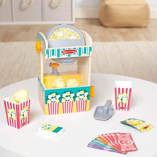 Melissa & Doug Fun at The Fair! Wooden Popcorn Popping Play Food Set - FSC Certified thumbnail 10