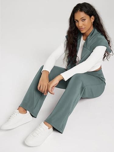 ODODOS Women's Modal Soft Wide Leg Pants with Pockets Adjustable Shockcord High Waist Casual Lounge Pants-27/29/31" Inseam thumbnail 5